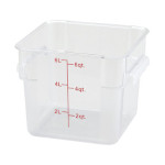 Winco PCSC-6C - Storage Container, 6 qt., 8-3/4