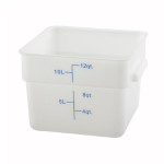 Winco PESC-12 - Storage Container, 12 qt., 11