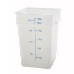 Winco PESC-22 - Storage Container, 22 qt., 11