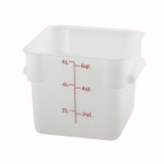 Winco PESC-6 - Storage Container, 6 qt., 8-3/4
