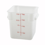 Winco PESC-8 - Storage Container, 8 qt., 8-3/4