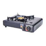 Winco PGS-1K - Portable Butane Stove, brass burner, hard plastic carrying case, black