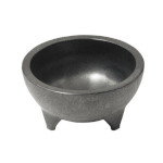 Winco PMSB-56 - Molcajete Salsa Bowl, 56 oz., polypropylene, black