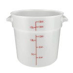 Winco PPRC-18W - Storage Container, 18 qt., 12.25