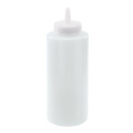 Winco PSB-12C - Squeeze Bottle, 12 oz., plastic, clear (6 each per pack)