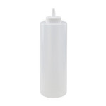 Winco PSB-24C - Squeeze Bottle, 24 oz., plastic, clear (6 each per pack)