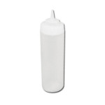 Winco PSW-12 - Squeeze Bottle, 12 oz., wide mouth, plastic, clear (6 each per pack)