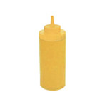 Winco PSW-16Y - Squeeze Bottle, 16 oz., wide mouth, plastic, yellow (6 each per pack)