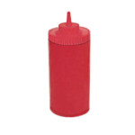 Winco PSW-32R - Squeeze Bottle, 32 oz., wide mouth, plastic, red (6 each per pack)