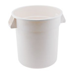 Winco PTC-10W2 - Trash Can, 10 gallon, 18-3/10”L x 15-3/4”W x 17-3/10”H, white