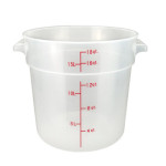 Winco PTRC-18 - Storage Container, 18 qt., 12.25
