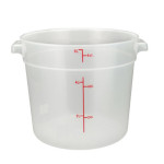 Winco PTRC-6 - Storage Container, 6 qt., 8.81