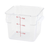 Winco PTSC-6 - Storage Container, 6 qt., 8-13/16