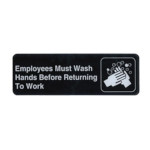 Winco SGN-322 - Information Sign, with symbol, 9