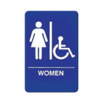 Winco SGN-651B - Information Sign, with symbol, 6