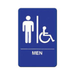 Winco SGN-652B - Information Sign, with symbol, 6