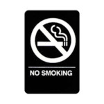 Winco SGNB-601 - Sign, with symbol, 6