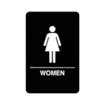 Winco SGNB-606 - Sign, with symbol, 6