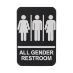 Winco SGNB-607 - Sign, with symbol, 6