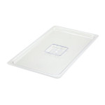 Winco SP7100S - Food Pan Cover, 1/1 size, solid, with handle, polycarbonate