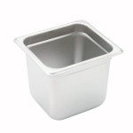Winco SPJH-606 - Steam Table Pan, 1/6 size, 6-7/8