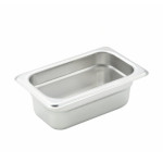 Winco SPJH-902 - Steam Table Pan, 1/9 size, 6-3/4