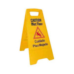 Winco WCS-25 - Wet Floor Caution Sign, 12