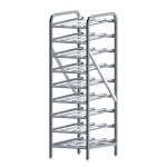 Winco ALCR-9 - Can Storage Rack, 9-tier, stationary, full height, (162) #10 cans