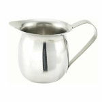 Winco BCS-3 - Bell Creamer, 3 oz., with handle, stainless steel