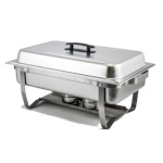Winco C-4080 - SS Chafer, 8 qt., Full Size (Complete Set)