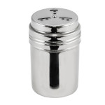 Winco DRG-8P - Shaker Dredge, 8 oz., 3-way adjustable top, 18/8 stainless, mirror finish