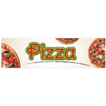 Winco EDM-2PZS - Pizza Sign, 5-3/4