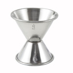 Winco J-3 - Jigger, 3/4 oz. x 1-1/2 oz., stainless steel