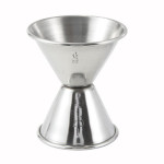 Winco J-4 - Jigger, 1 oz. x 1-1/2 oz., stainless steel