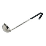 Winco LDCN-4K - Ladle, 4 oz., one-piece, stainless steel, Prime, black