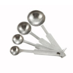Winco MSPD-4X - Measuring Spoons, 4-piece set, stainless steel