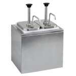Winco PKTS-2D - Condiment Dispenser, 2 qt. per insert, 11