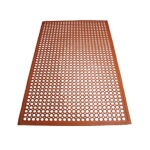 Winco RBM-35R - Red Floor Mat, 3ft. x 5ft. x 1/2in. thick