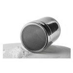 Winco SSD-10 - Powdered Sugar Dispenser, 10 oz., includes plastic cover, stainless steel