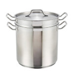 Winco SSDB-12 - Double Boiler, 12 qt., 10-1/4