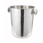 Winco WB-8 - Wine Bucket, 8 qt., round, stainless steel, mirror finish