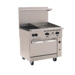 Wolf C36S-2B24GT - Restaurant Range, gas, 36