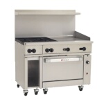 Wolf C48C-4B24GT - Restaurant Range, gas, 48