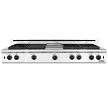 American Range ARSCT606GDGRN - Legend Series 60' NG Rangetop with Griddle & Grill 