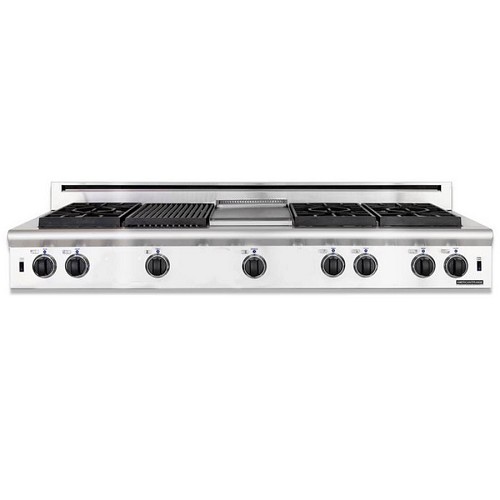 American Range ARSCT606GDGRN - Legend Series 60' NG Rangetop with Griddle & Grill 