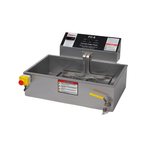 Gold Medal 8082 - Funnel Cake Fryer FC-6. 6600 watt, 240v, 50 amp plug 