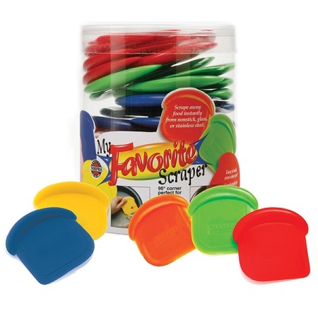 Norpro 246DC - Dishwasher Safe Colored Scrapers 