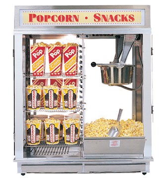 Gold Medal 1617E - Popcorn Merchandiser, 16 oz., Pop & Self-Serve 