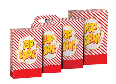Gold Medal 2269 - Home-Size Popcorn Boxes, 5 oz., 250 per Case 