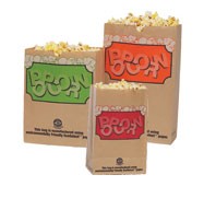 Gold Medal 2209E - EcoSelect Laminated Popcorn Bags, 85 oz., Red, 500 per Case 